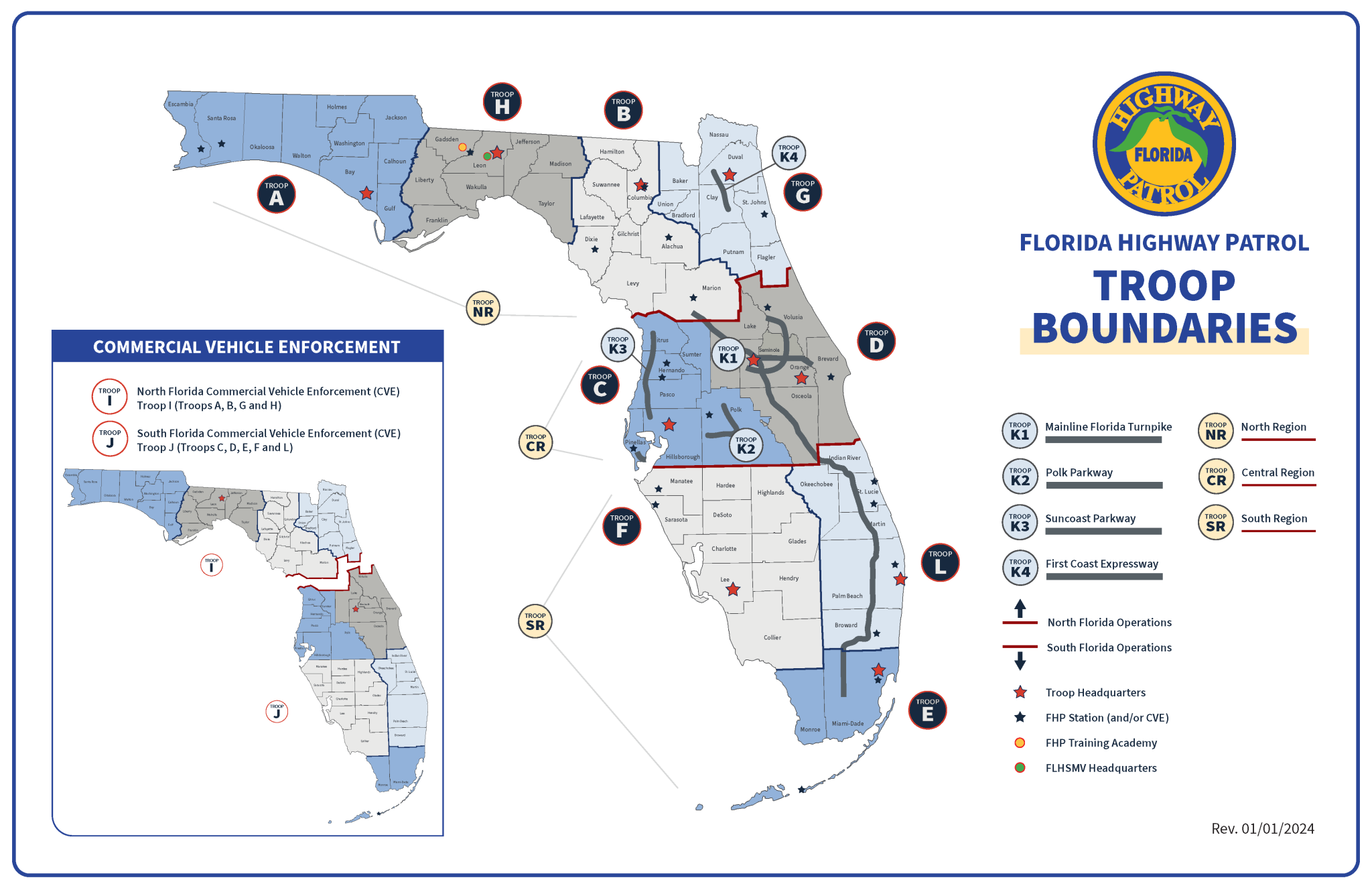 Troop Boundaries & Information - Florida Department of Highway Safety ...