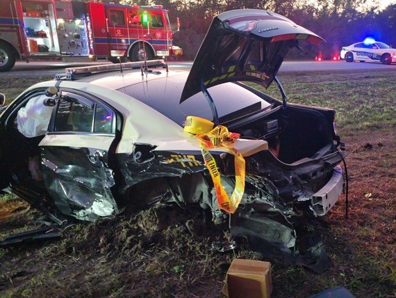 Smashed FHP Vehicle