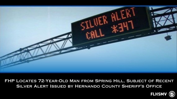 FHP Locates 72-year-old man from spring hill