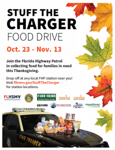 FLHSMV, FHP Launches Annual “Stuff The Charger” Food Drive - Florida ...